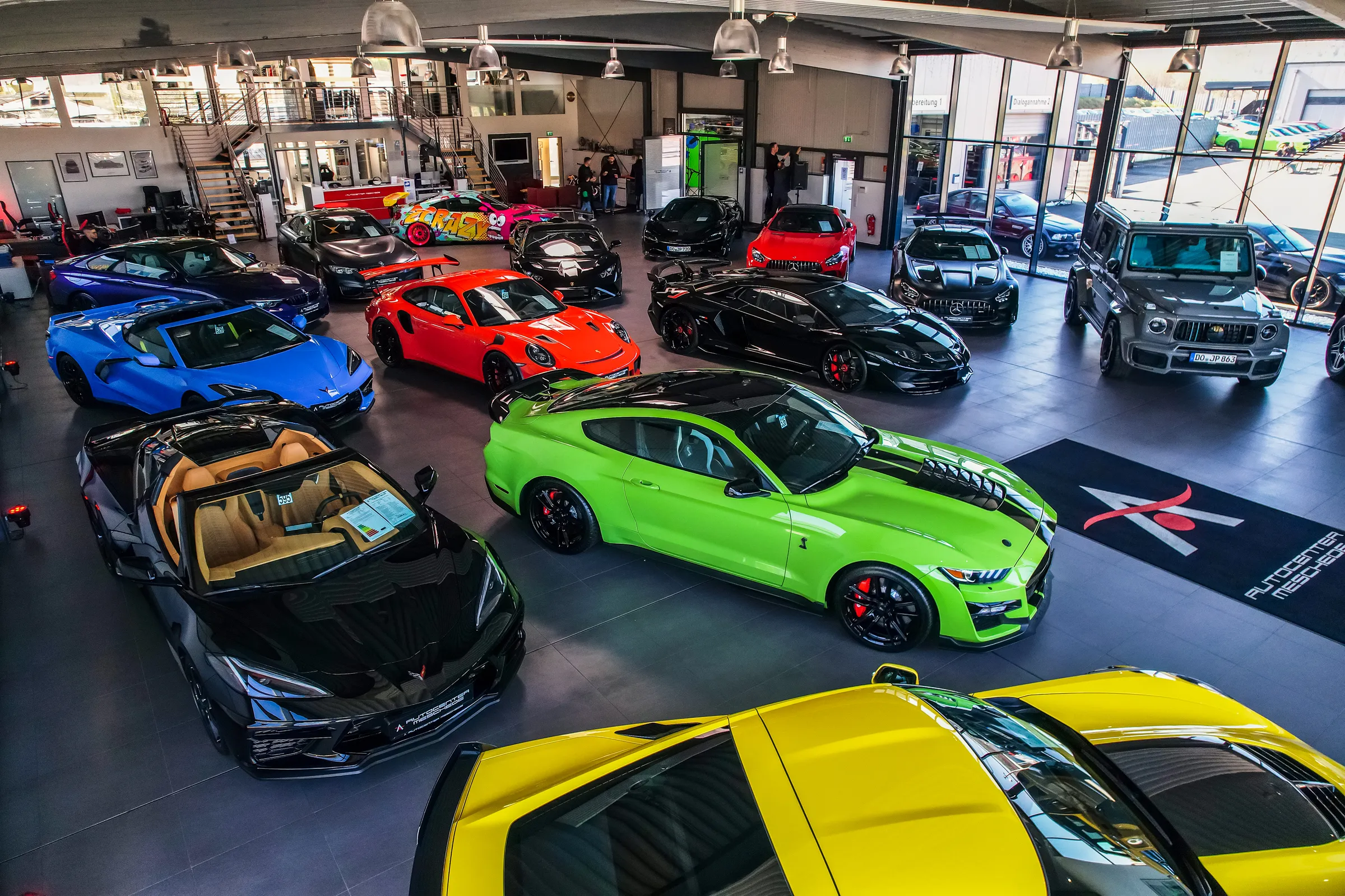 Vue aérienne d'AutoCenter Meschede
