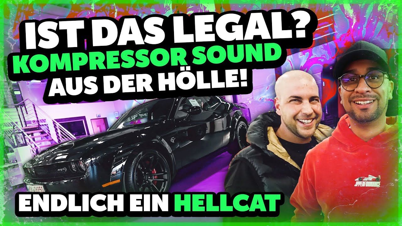 JP Performance - IST DAS LEGAL? Kompressor Sound aus der Hölle! | Endlich ein HELLCAT!